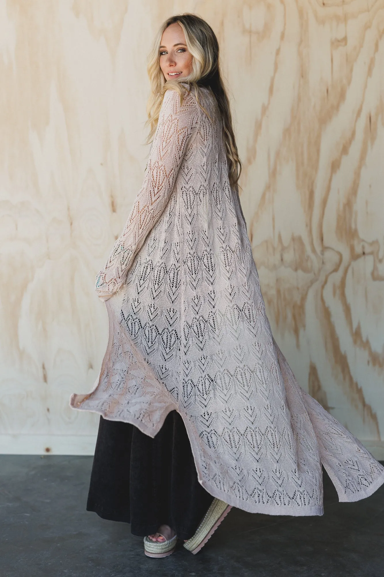Solstice Stroll Duster - Natural sold by Three Bird Nest product image thumbnail 3