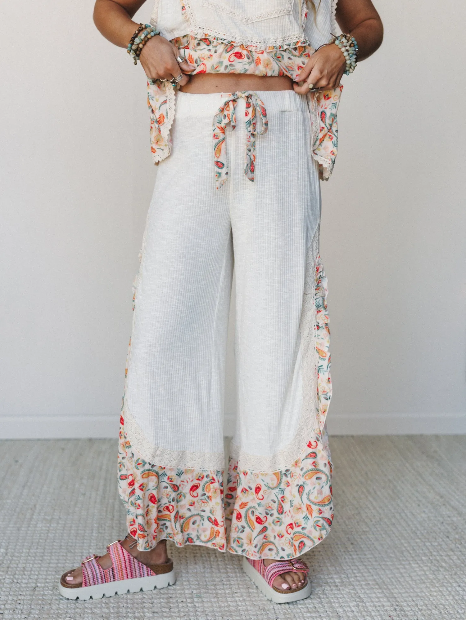 Meadow Wonder Pants - Natural sold by Three Bird Nest product image thumbnail 2
