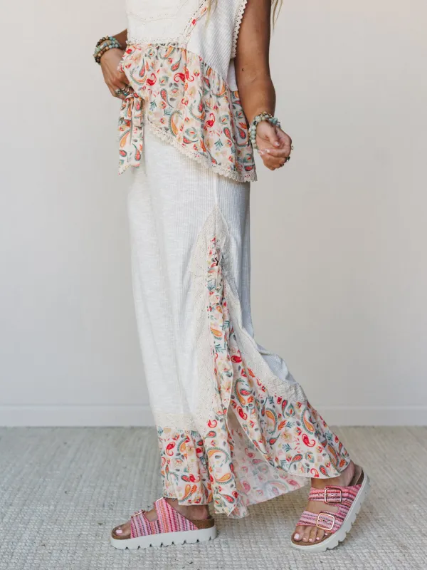 Meadow Wonder Pants - Natural made by Three Bird Nest