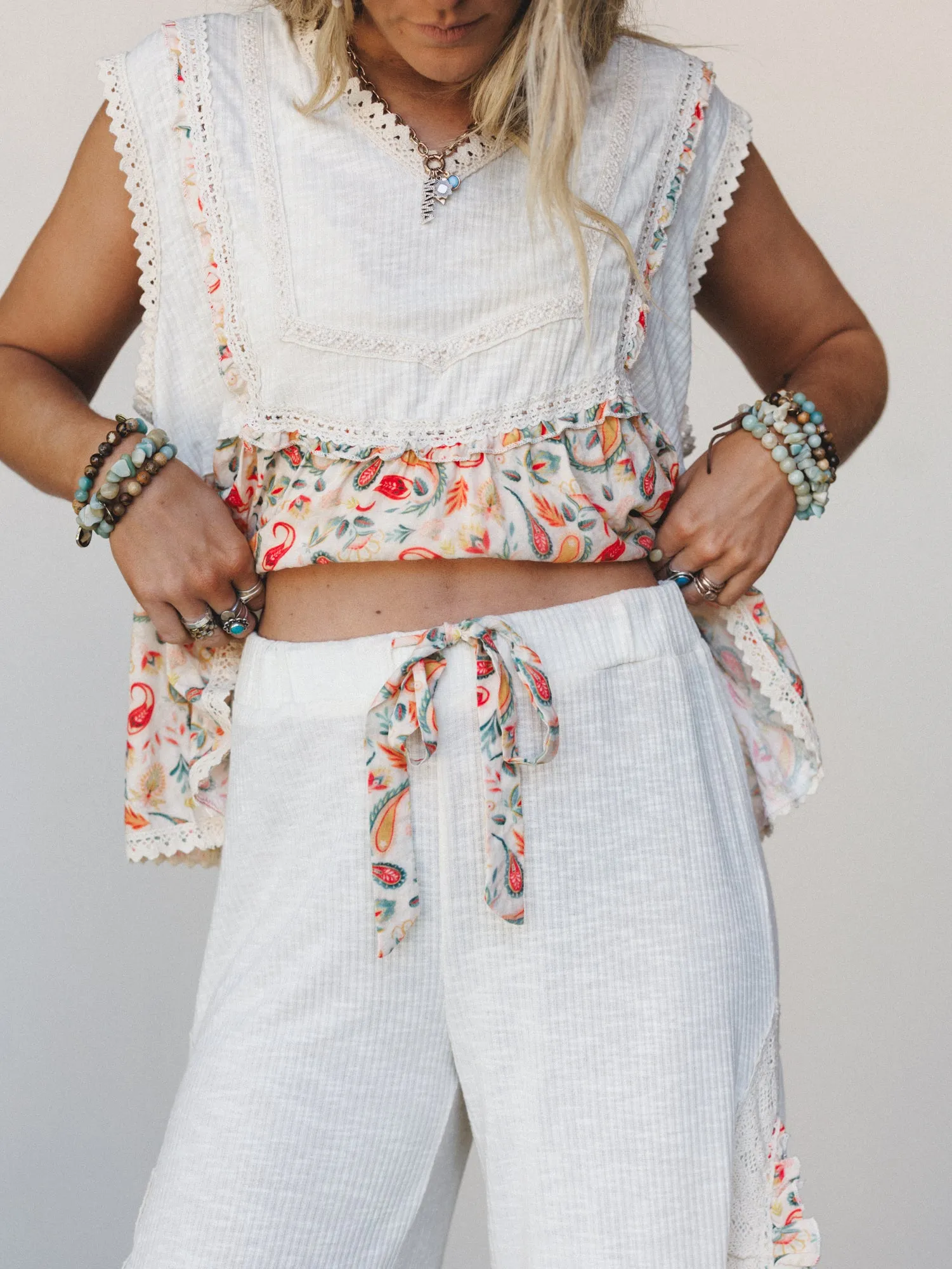 Meadow Wonder Pants - Natural sold by Three Bird Nest product image thumbnail 3