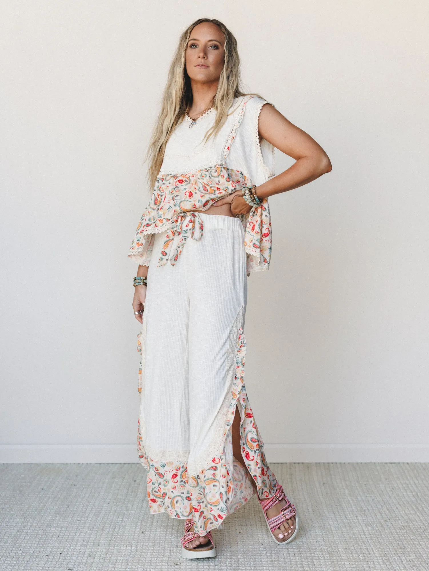 Meadow Wonder Pants - Natural sold by Three Bird Nest product image thumbnail 5