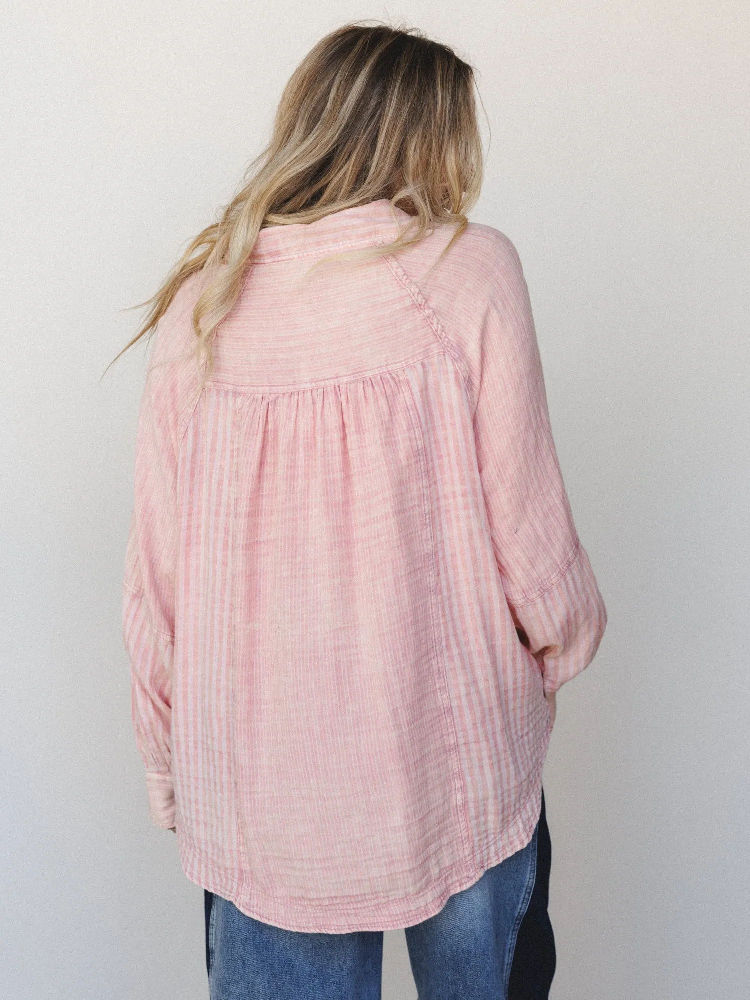 Sun Flare Striped Top - Apricot sold by Three Bird Nest product image thumbnail 5