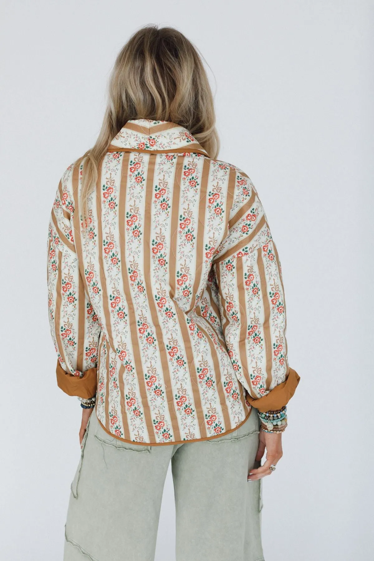 Willow Creek Quilted Jacket - Camel - Pre Order sold by Three Bird Nest product image thumbnail 2