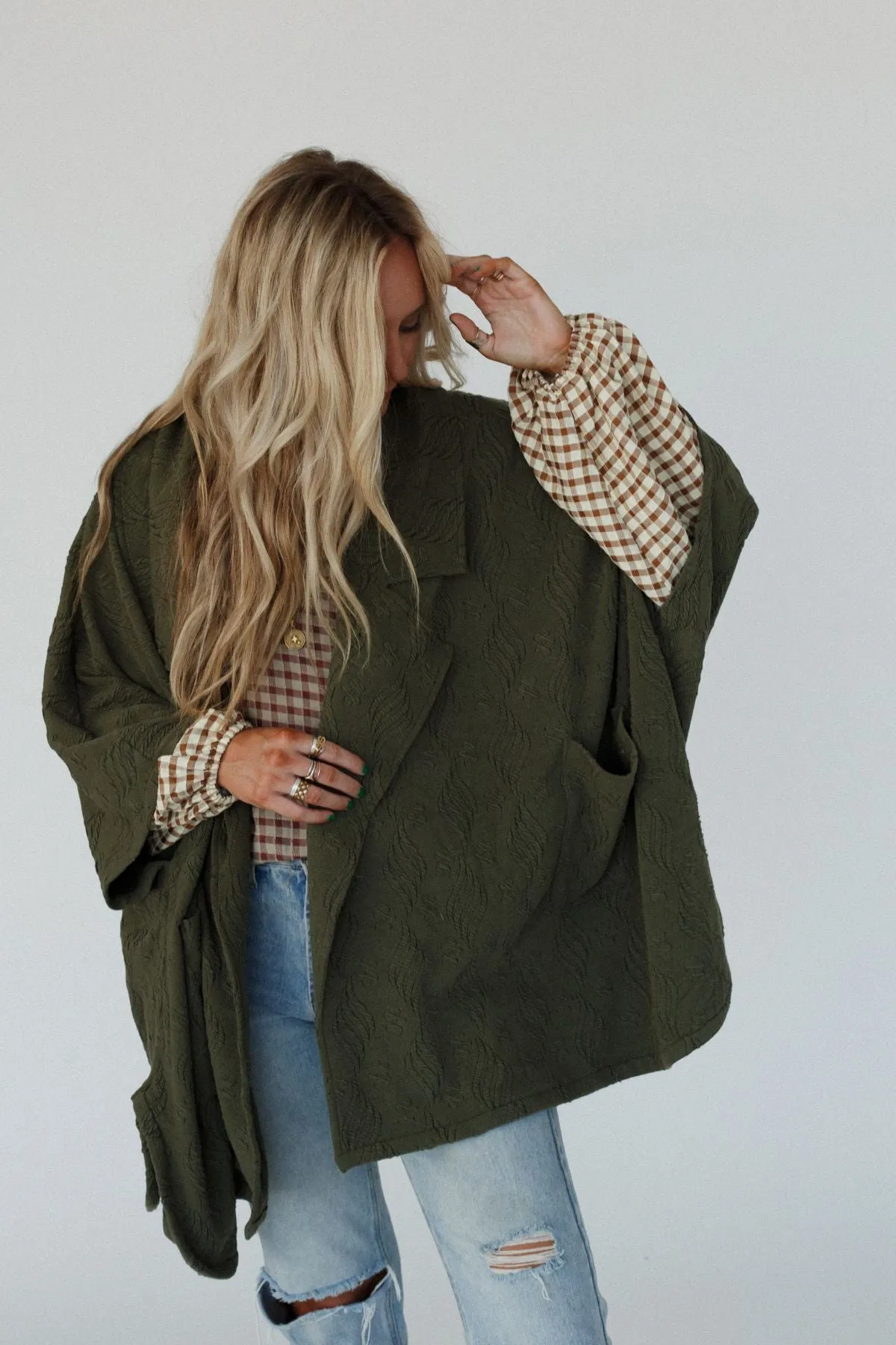 Elea Cardigan - Olive - Pre Order sold by Three Bird Nest product image thumbnail 2