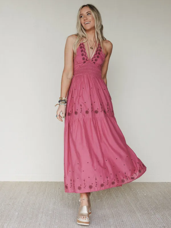 Catalina Dress - Pink - Pre Order made by En Creme