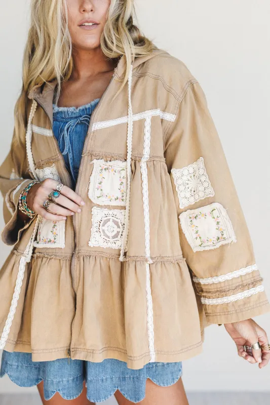 Sweet Energy Shacket - Mocha - Pre Order made by Three Bird Nest