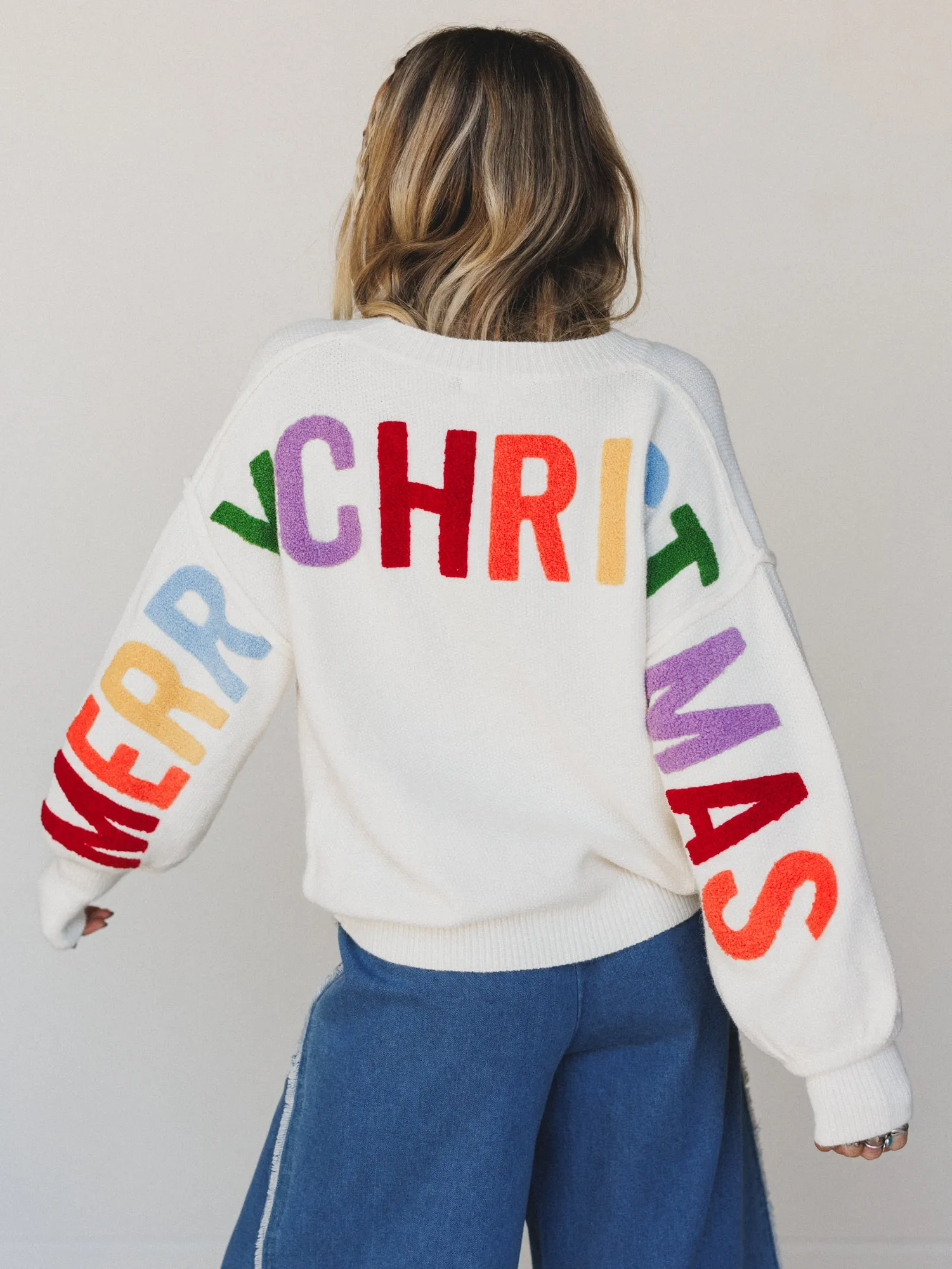 Merry Drift Sweater - Ivory - Pre Order sold by Three Bird Nest