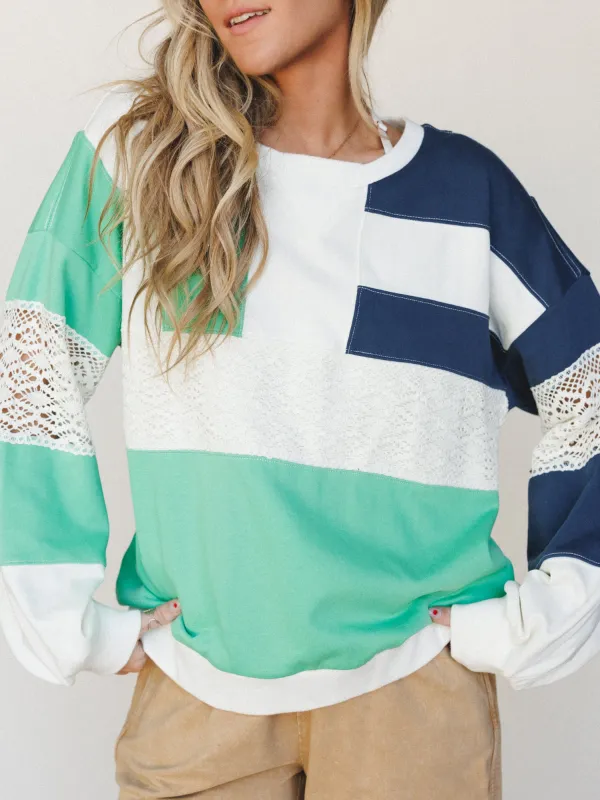 Color Story Sweatshirt - Navy - Pre Order made by mittoshop
