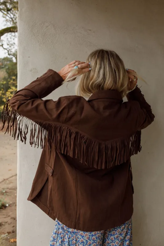 Jackson Hole Button Down Jacket - Chocolate - Pre Order made by Bluivy