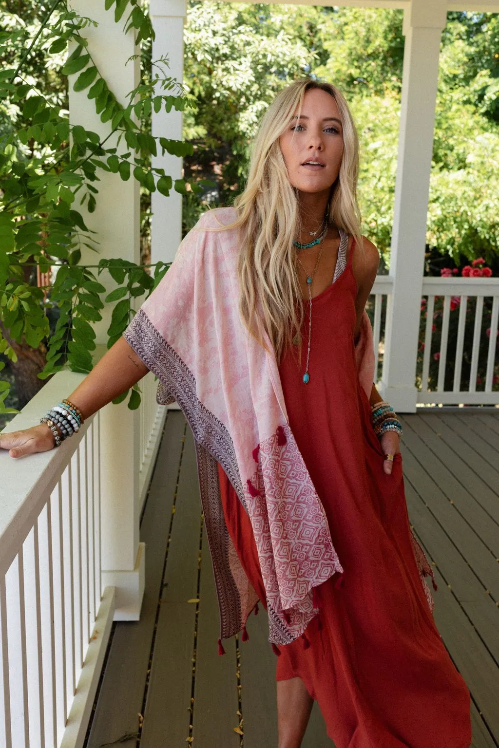 Moroccan Clouds Kimono - Rose - Pre Order sold by Three Bird Nest