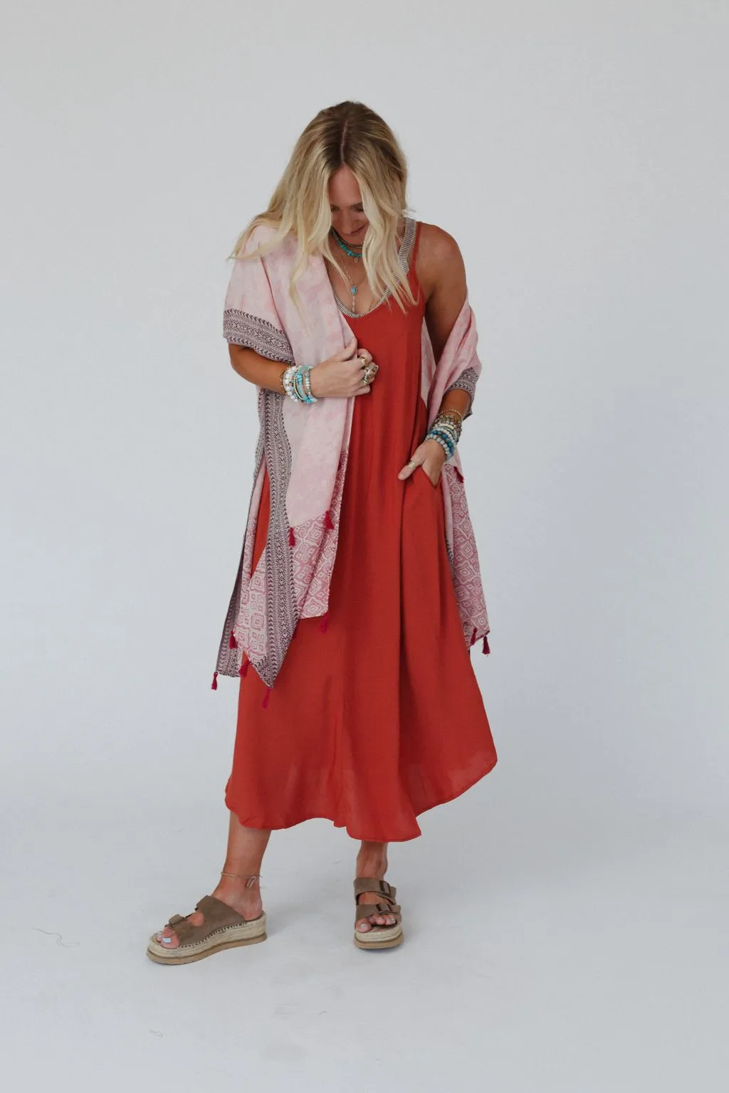 Moroccan Clouds Kimono - Rose - Pre Order sold by Three Bird Nest product image thumbnail 2