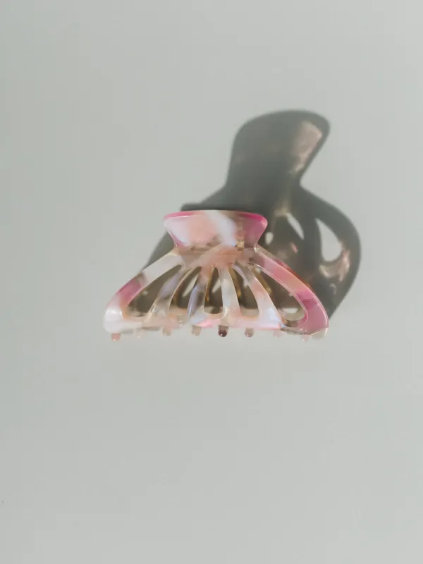 Butterfly Hair Clip - Pink Multi - Pre Order made by Three Bird Nest
