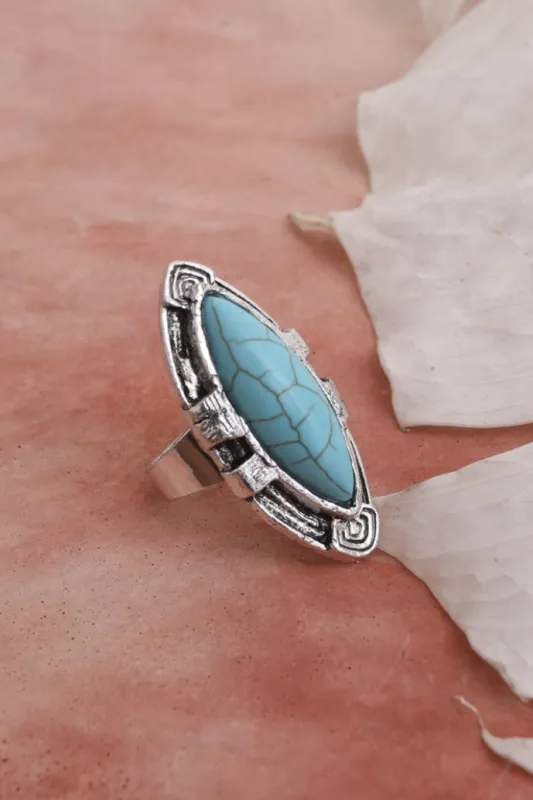 Sierra Canyon Ring - Turquoise - Pre Order made by Three Bird Nest