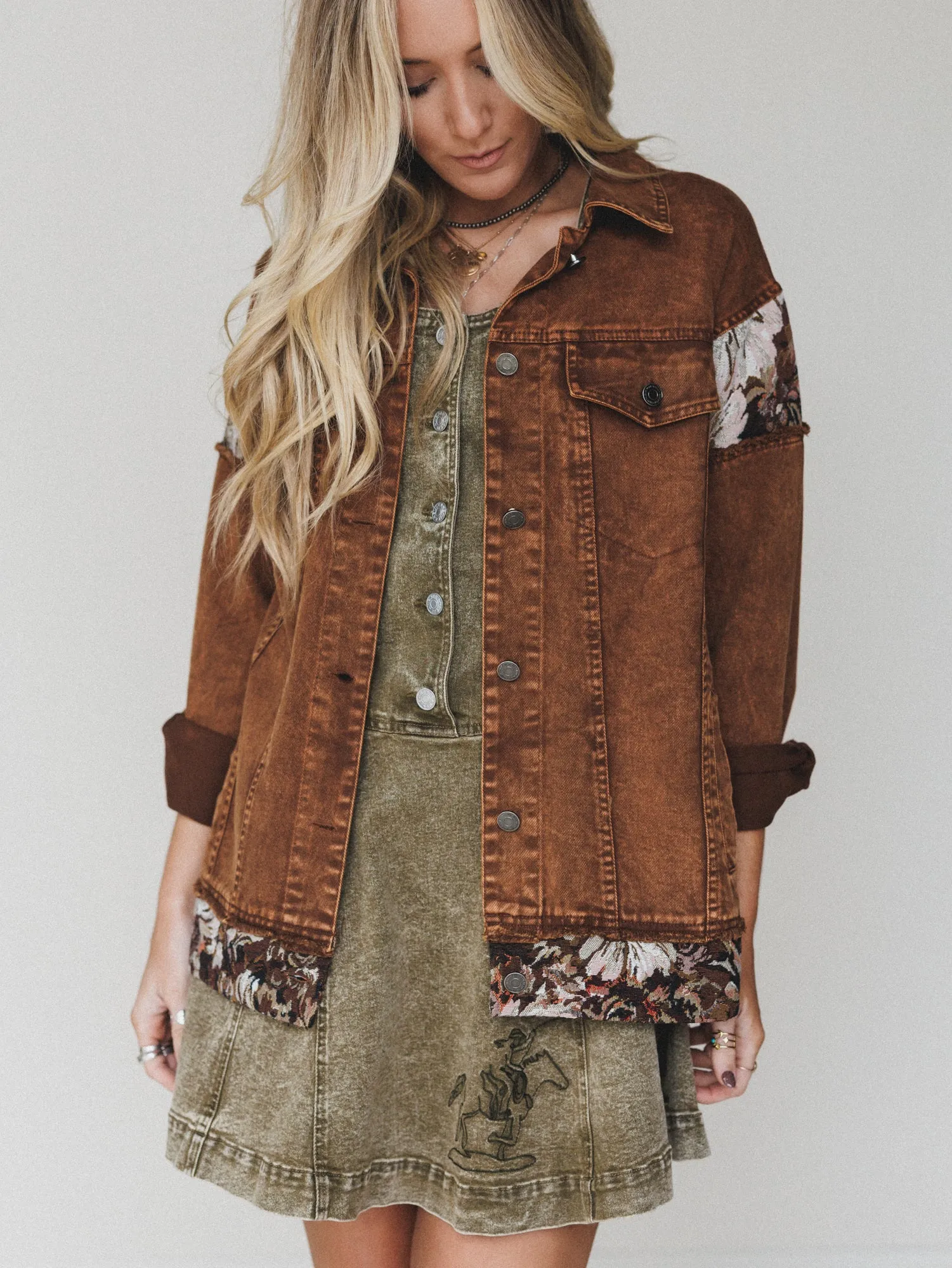 Major Crush Jacket - Brown - Pre Order sold by Three Bird Nest product image thumbnail 2