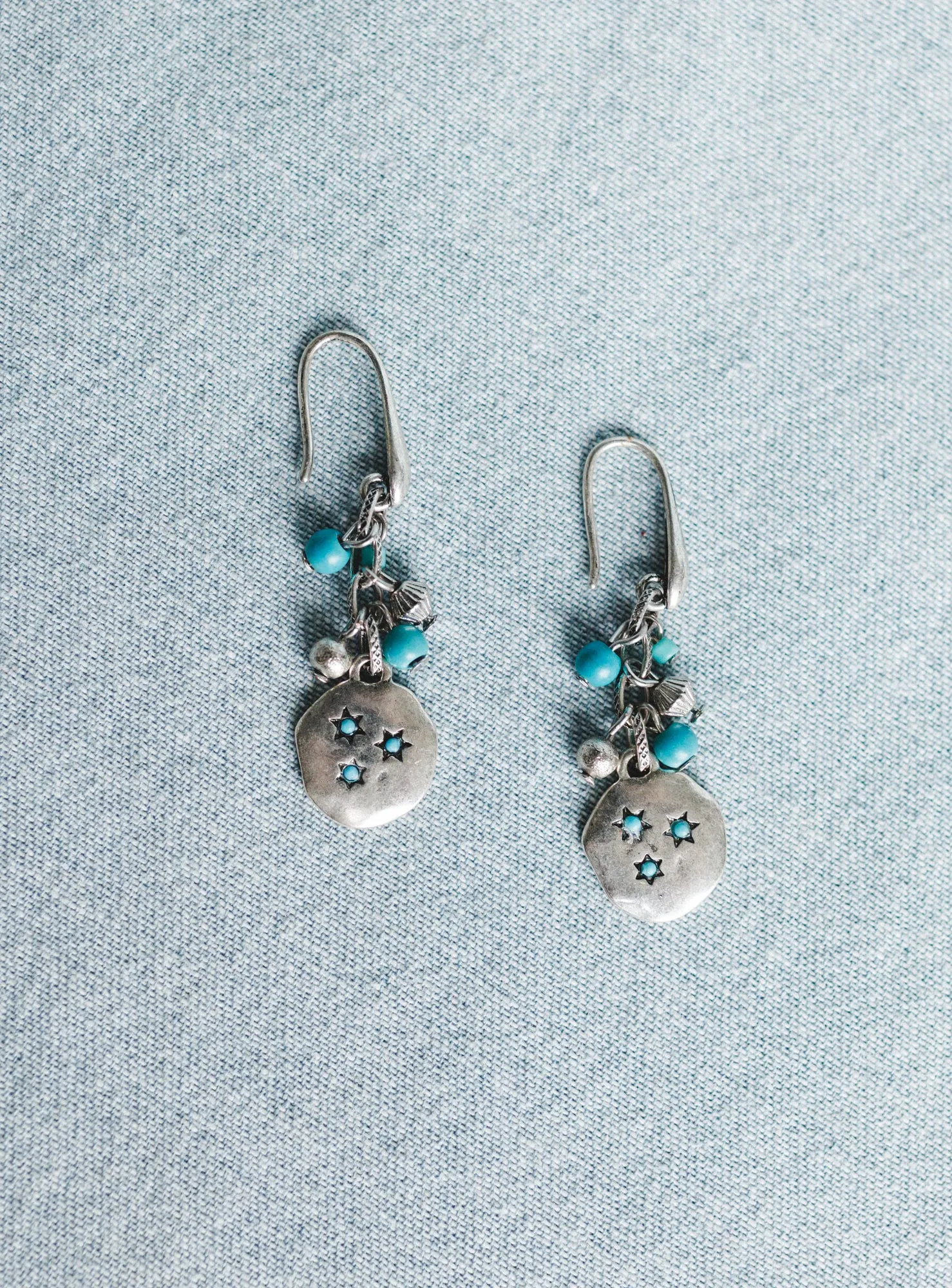 Moon Drifters Earrings - Silver - Pre Order sold by Three Bird Nest