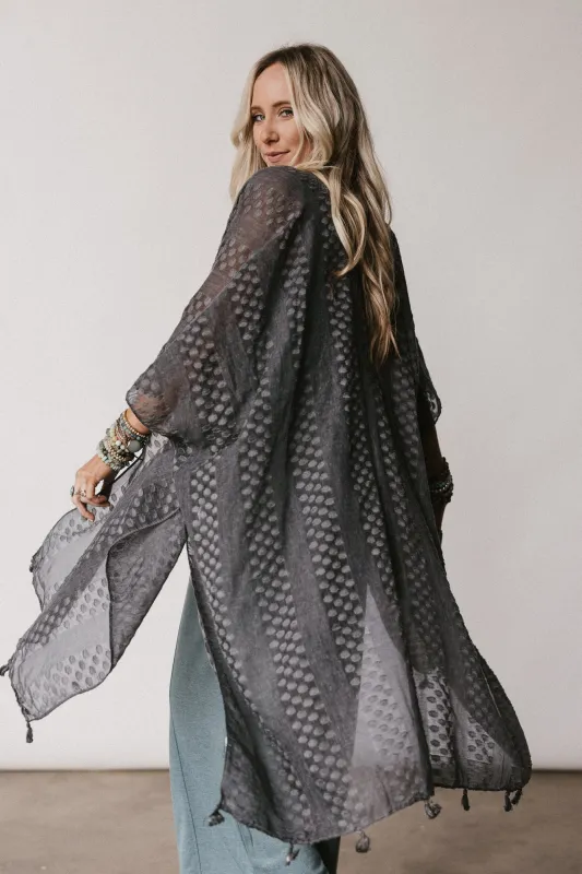 Boheme Breeze Kimono - Black - Pre Order made by Three Bird Nest