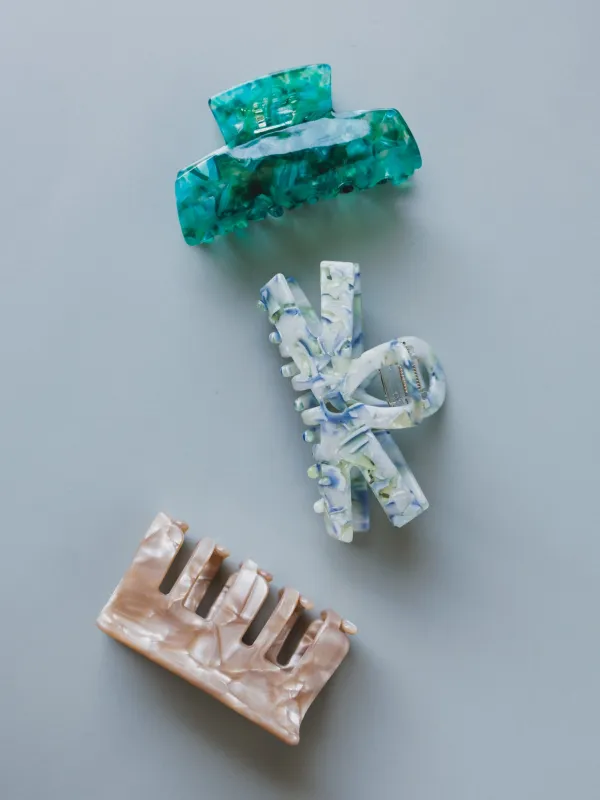 All Together Hair Clips - Blue - Pre Order made by Fame Accessories