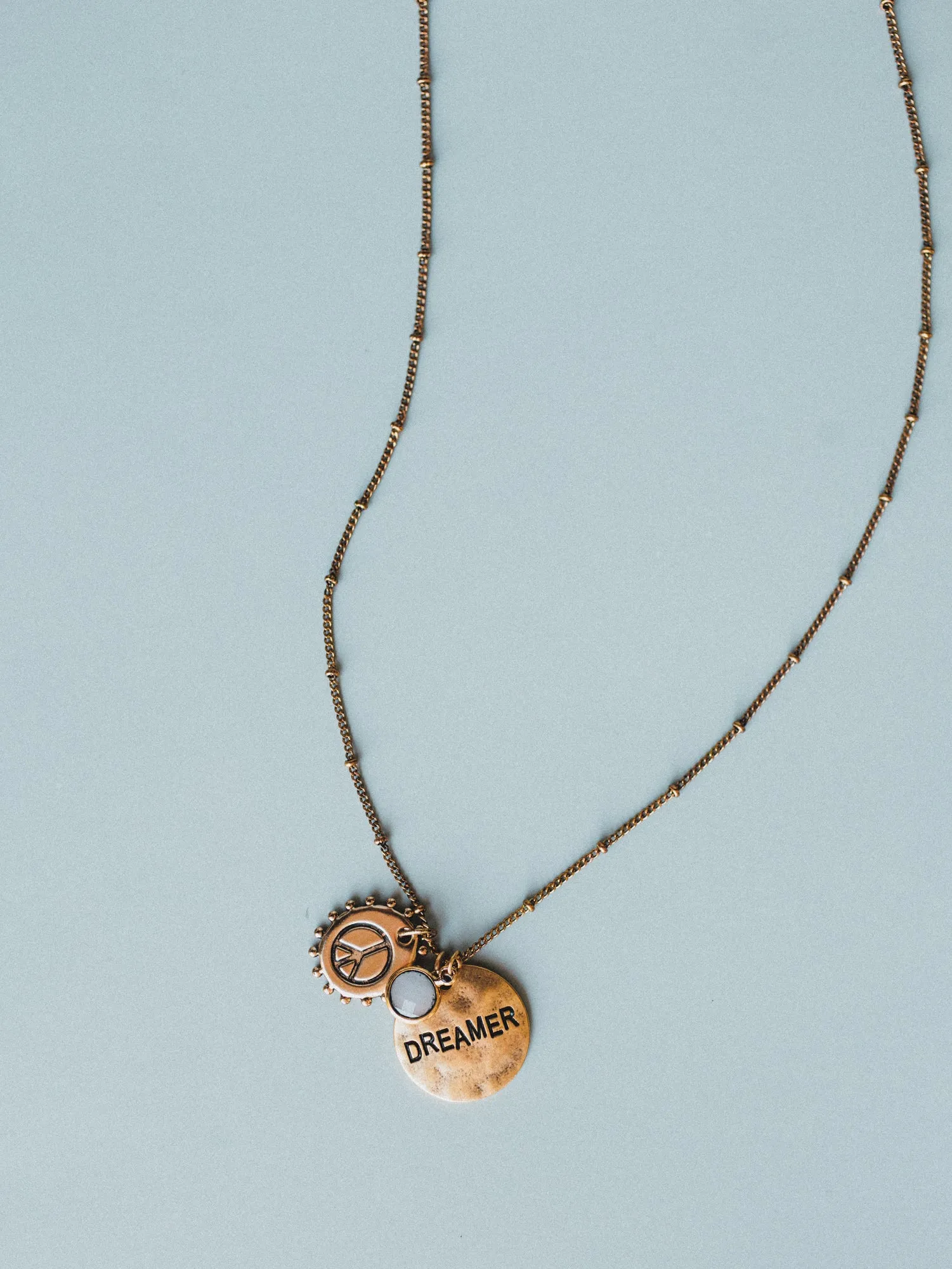 October Dreamer Birthstone Necklace - Opal - Pre Order sold by Three Bird Nest product image thumbnail 2