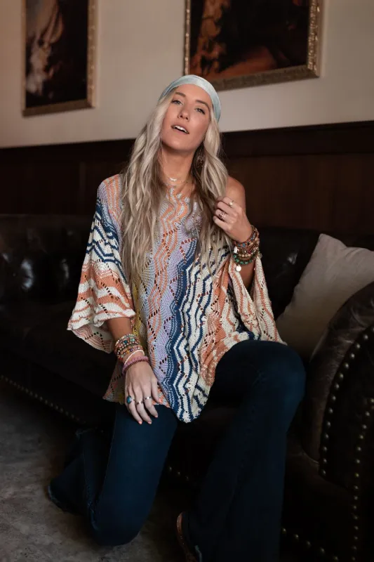 Rainbow Shores Knit Sweater - Multi - Pre Order made by easel