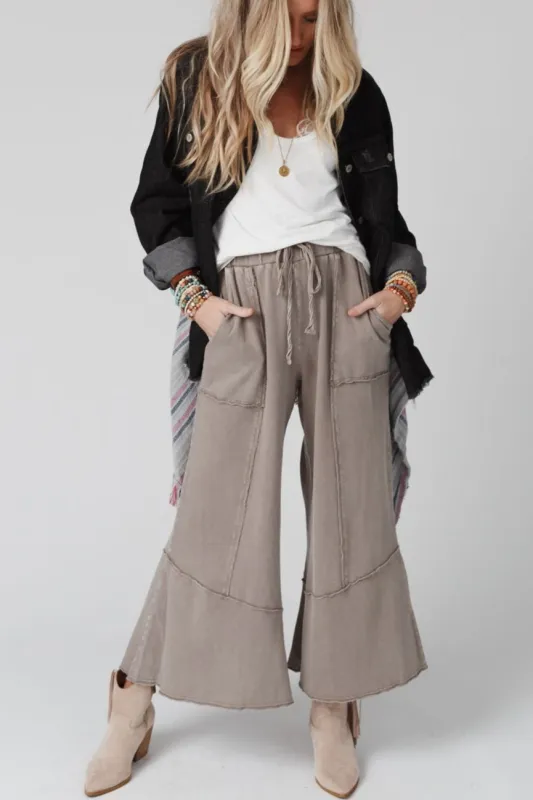 Feeling Good Wide Leg Pant - Taupe - Pre Order made by easel