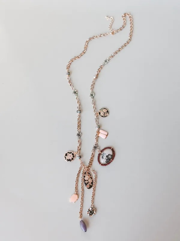 Lucky Treasures Necklace - Gold - Pre Order made by Three Bird Nest