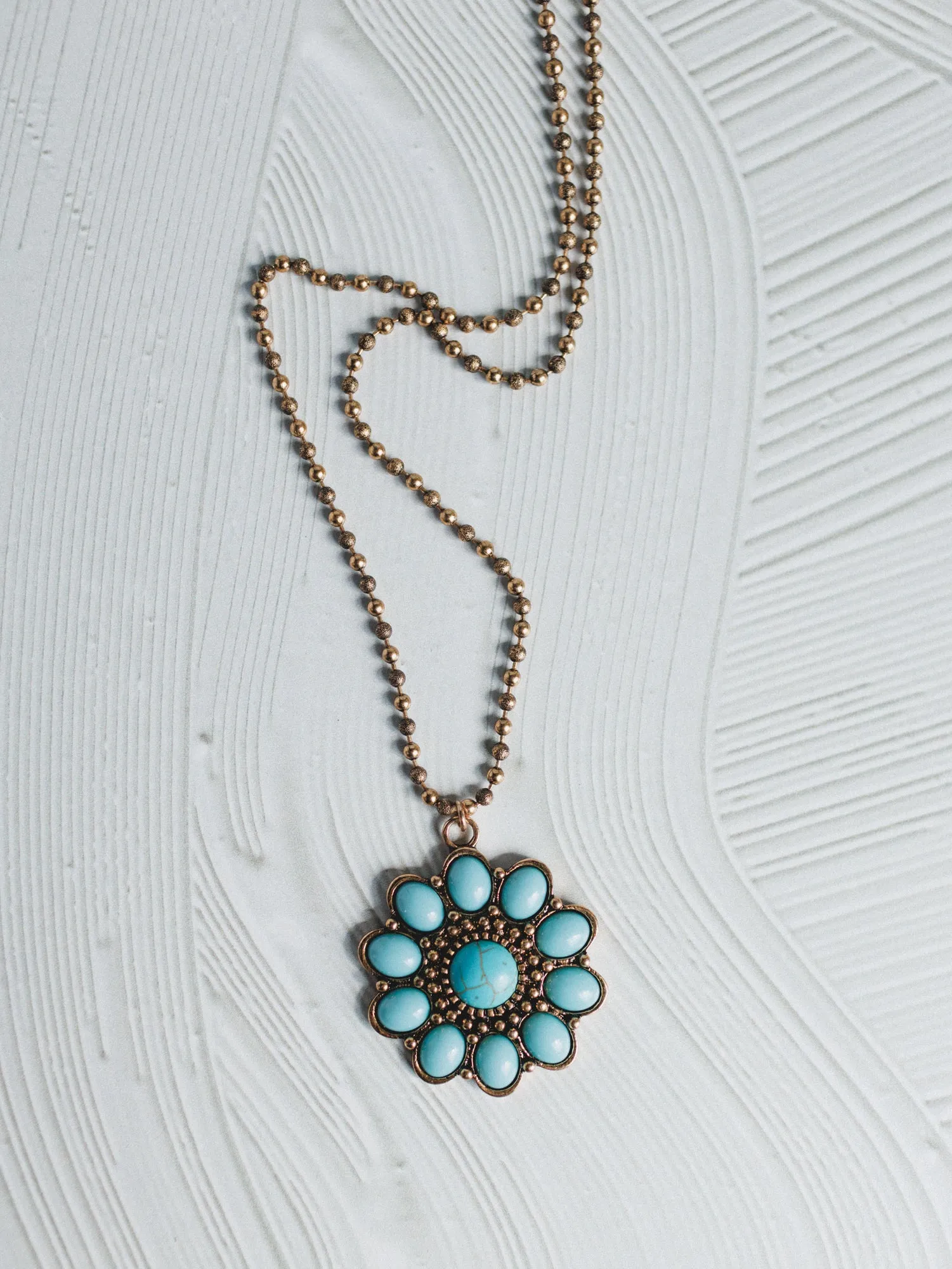 Suntrace Necklace - Turquoise - Pre Order sold by Three Bird Nest product image thumbnail 2