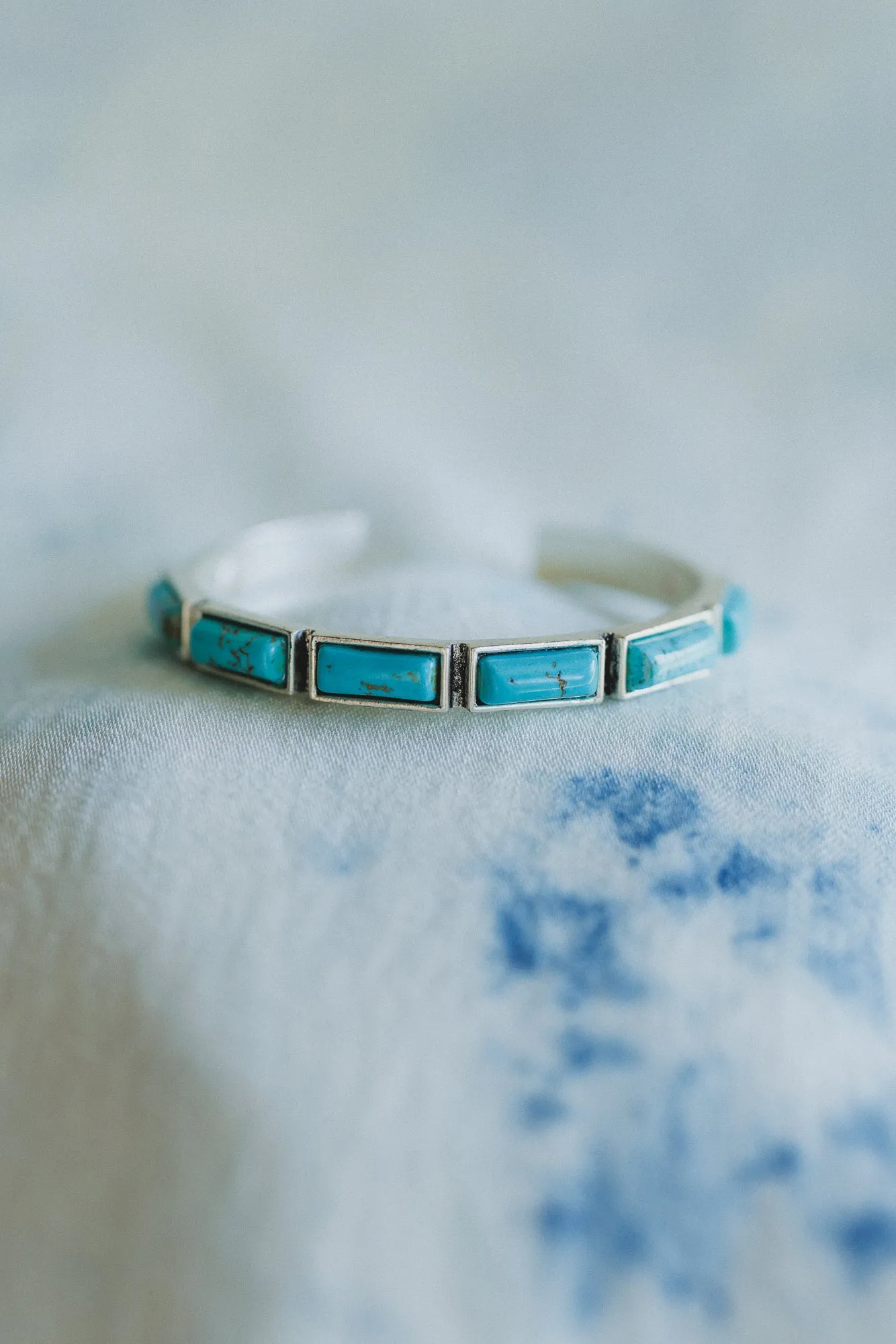 Outlaw Cuff Bracelet - Turquoise - Pre Order sold by Three Bird Nest