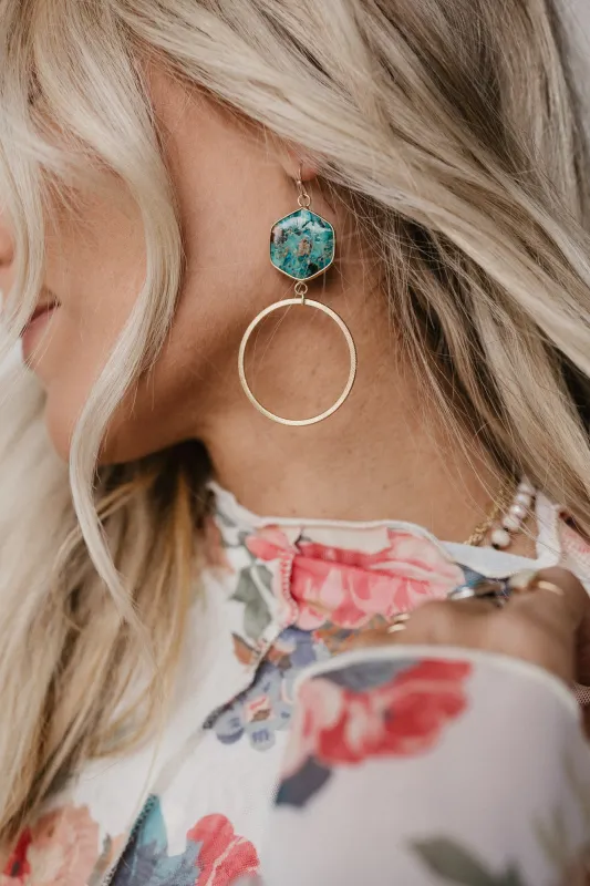 Maritime Earrings - Turquoise - Pre Order made by Three Bird Nest