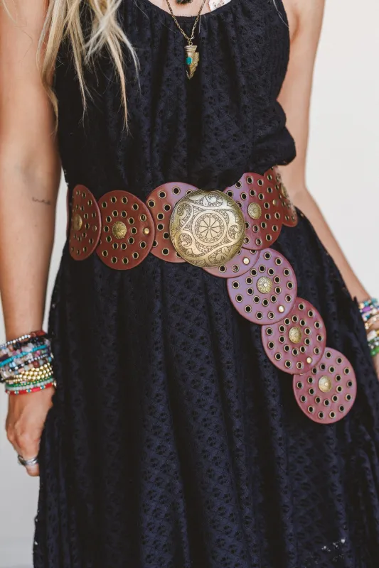 Western Sunrise Belt - Brown - Pre Order made by Three Bird Nest