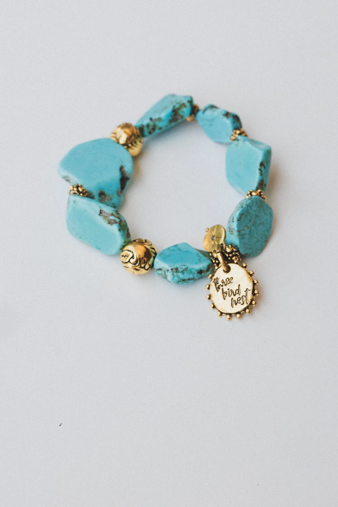 Solstice Treasure Beaded Bracelet - Turquoise - Pre Order sold by Three Bird Nest product image thumbnail 2