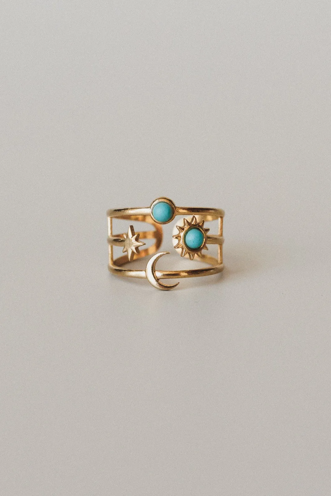 Among The Stars Ring - Turquoise - Pre Order sold by Three Bird Nest