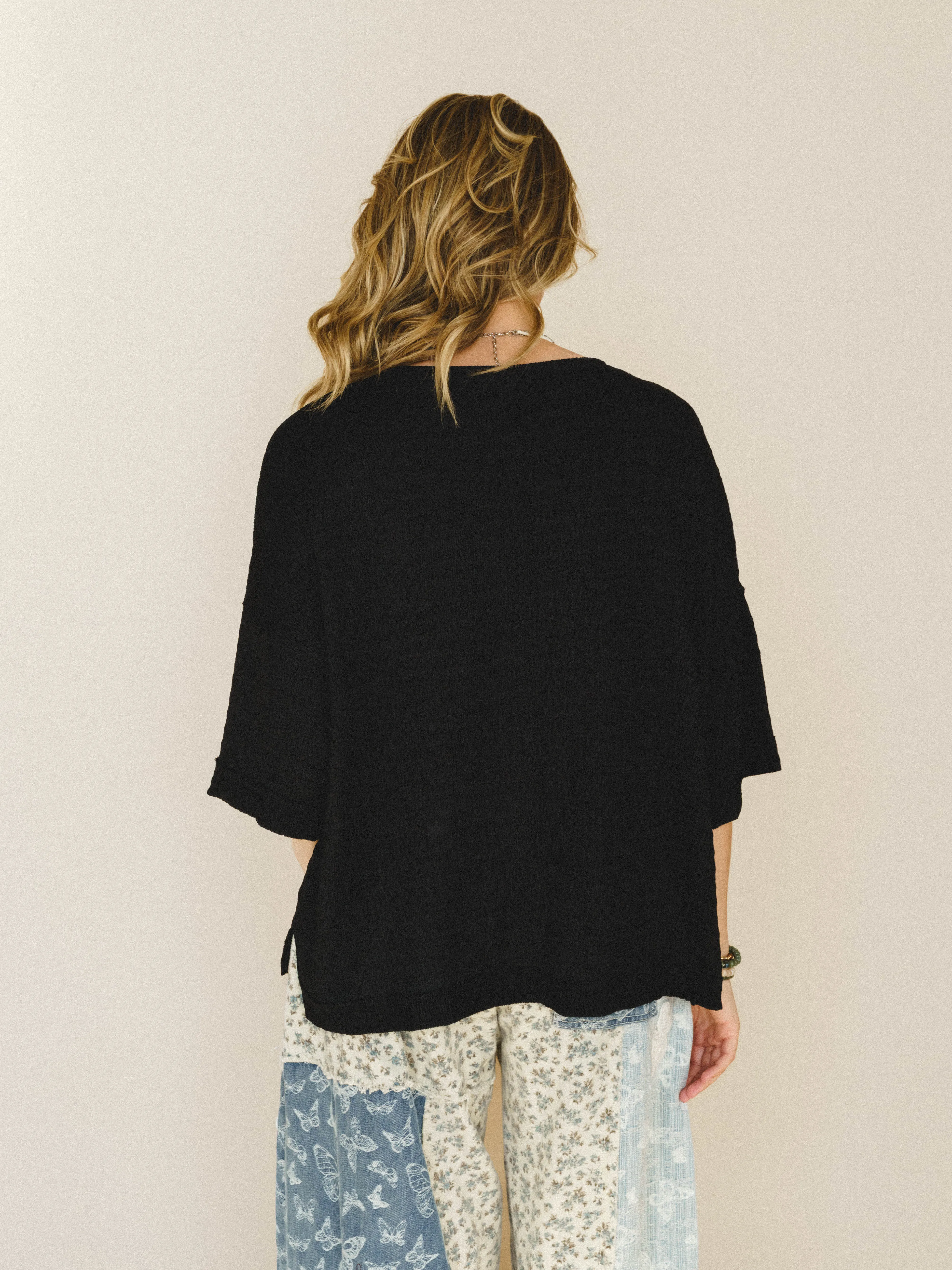 Morning Basics Tee - Black sold by Three Bird Nest product image thumbnail 2