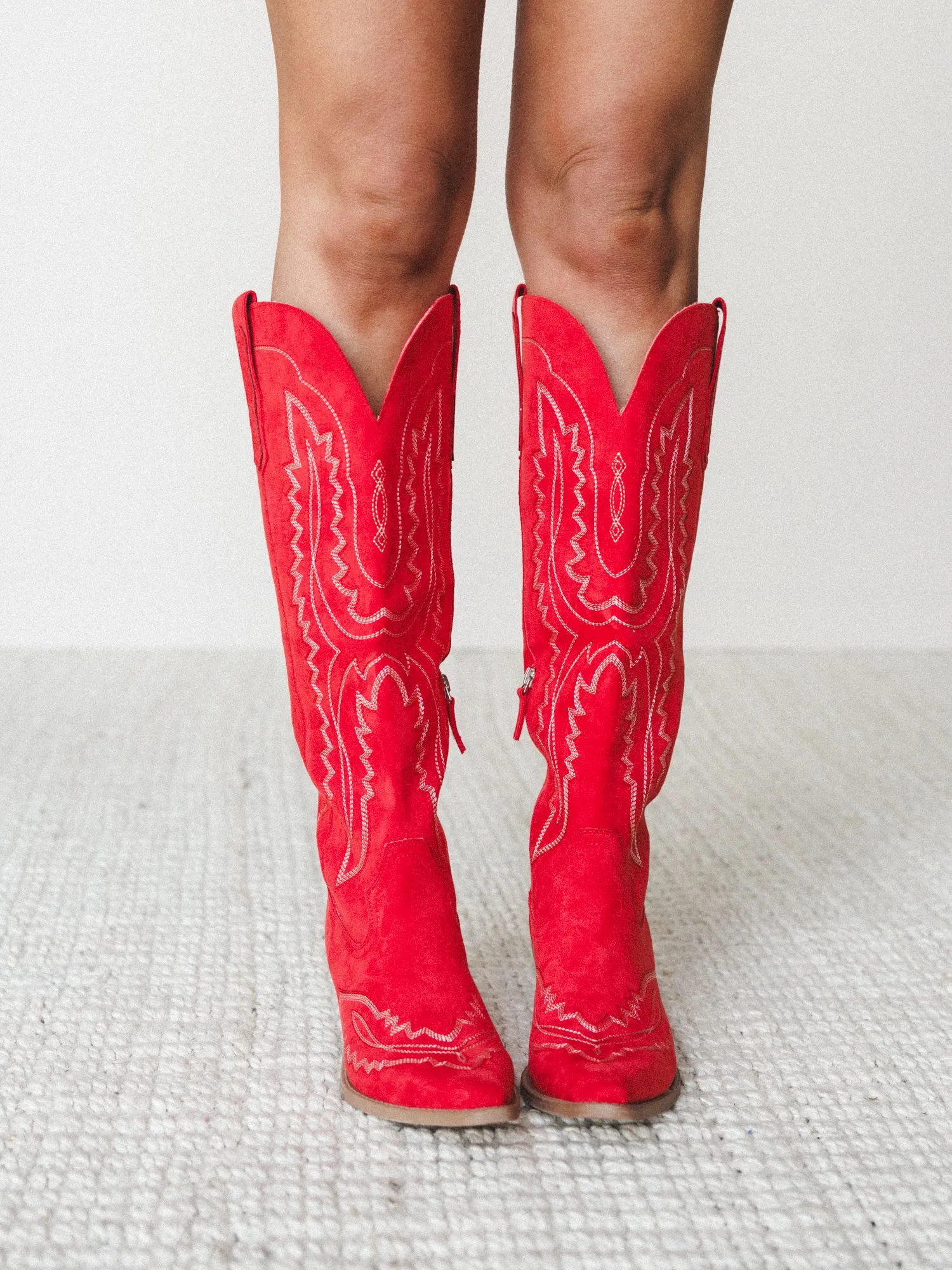Tess Western Boots - Red sold by Three Bird Nest product image thumbnail 3
