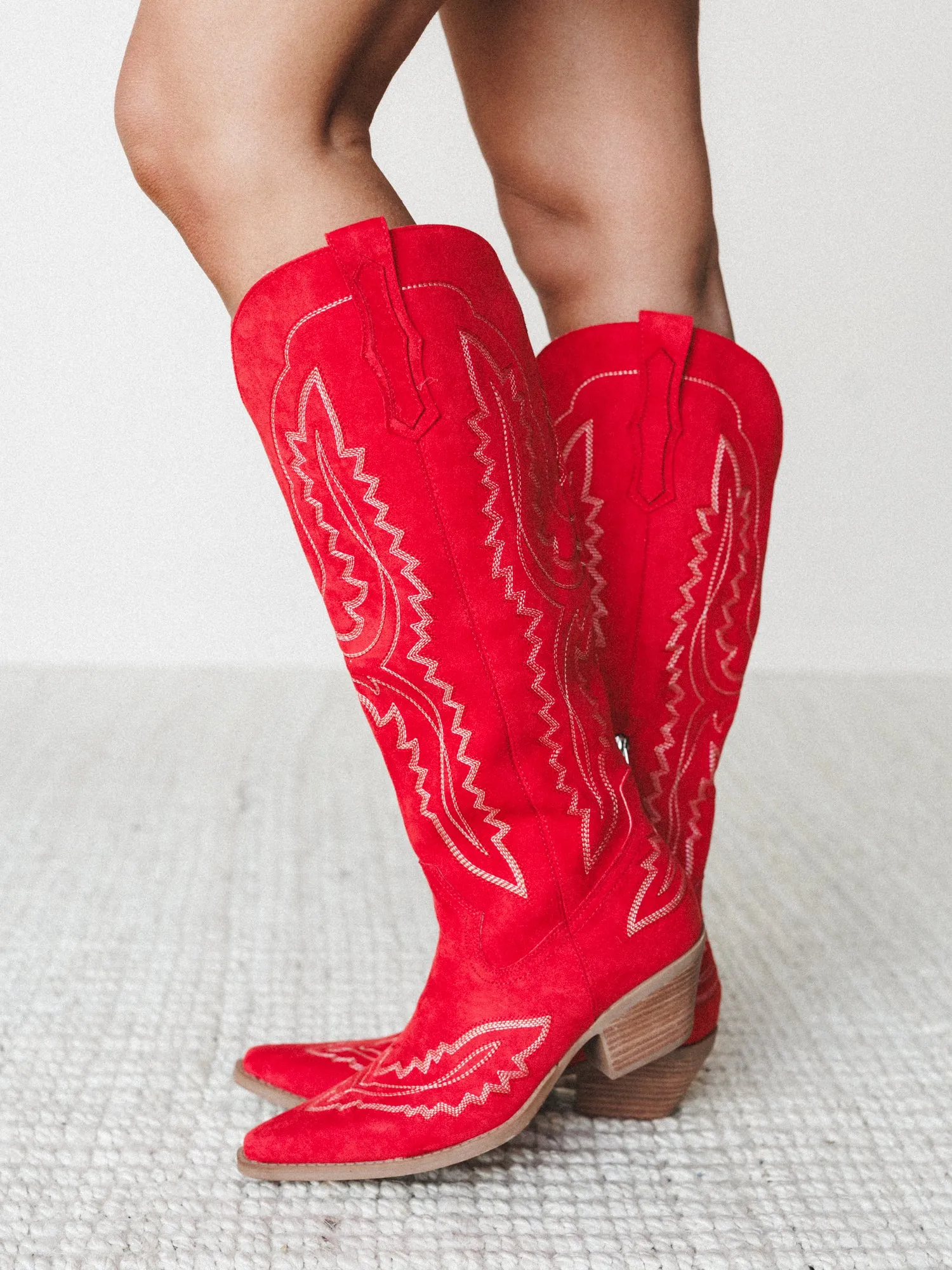 Tess Western Boots - Red sold by Three Bird Nest product image thumbnail 2
