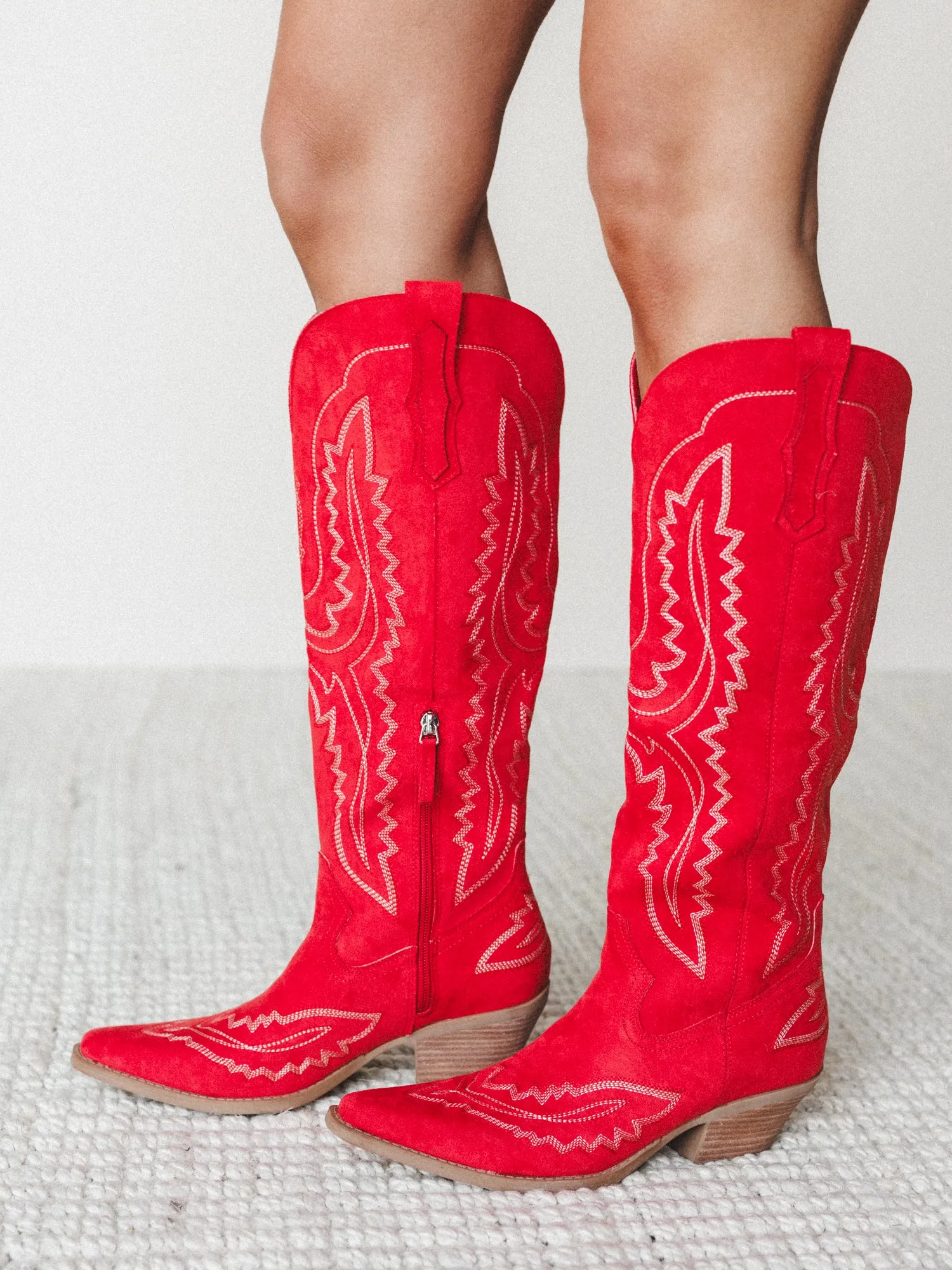 Tess Western Boots - Red sold by Three Bird Nest product image thumbnail 4