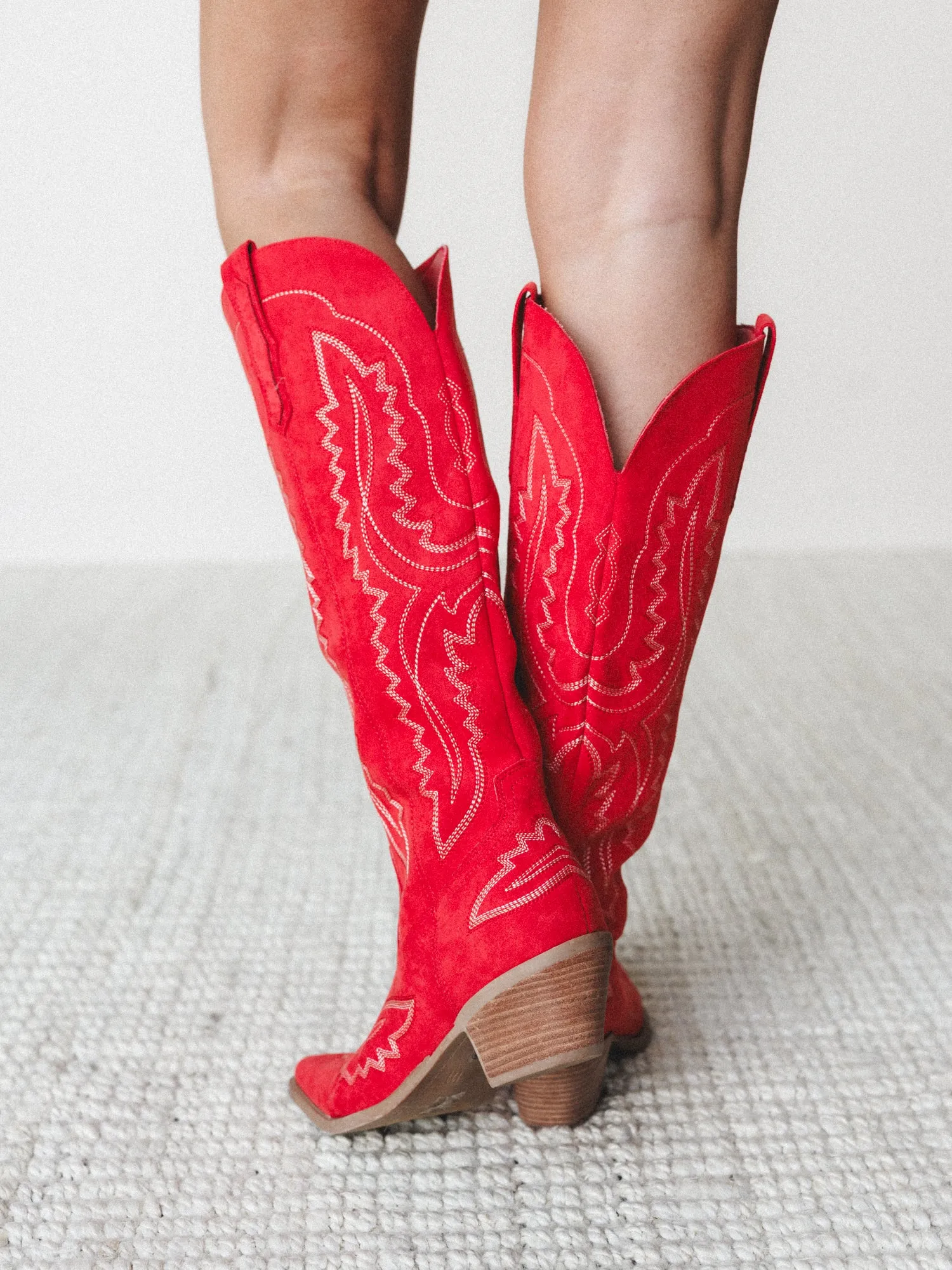 Tess Western Boots - Red sold by Three Bird Nest product image thumbnail 5