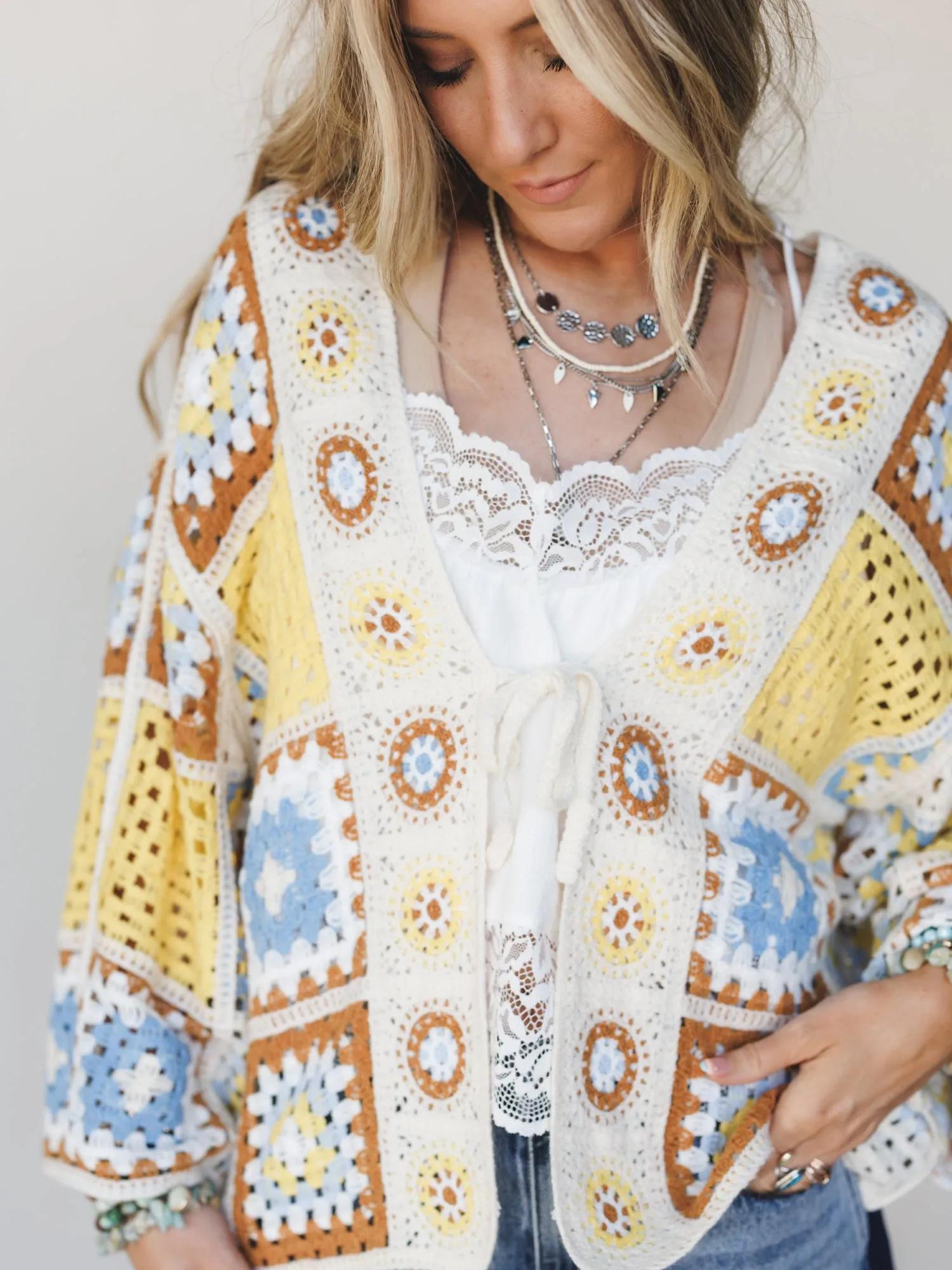 All Seasons Kimono - Yellow Mocha sold by Three Bird Nest product image thumbnail 3