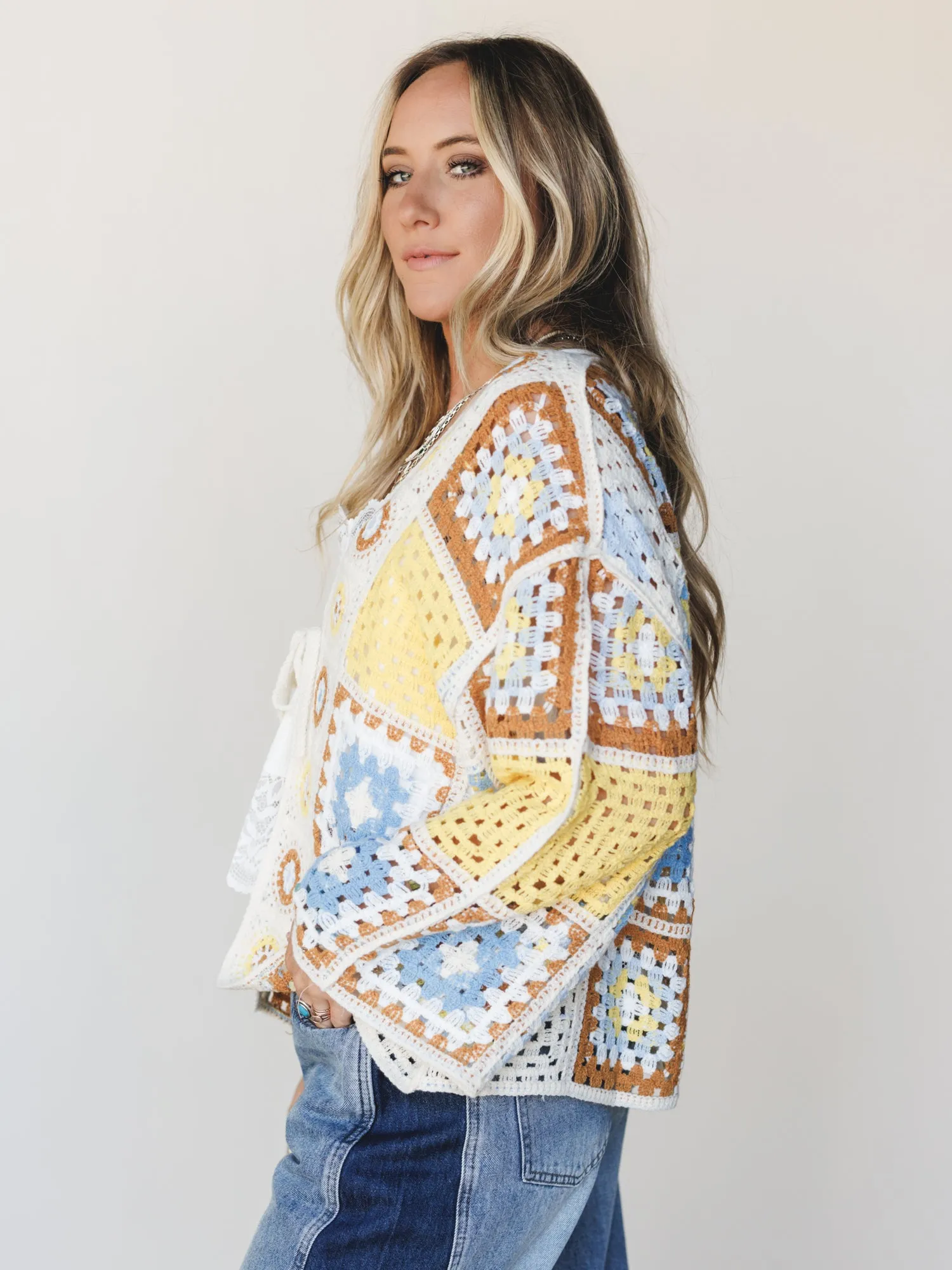 All Seasons Kimono - Yellow Mocha sold by Three Bird Nest product image thumbnail 4