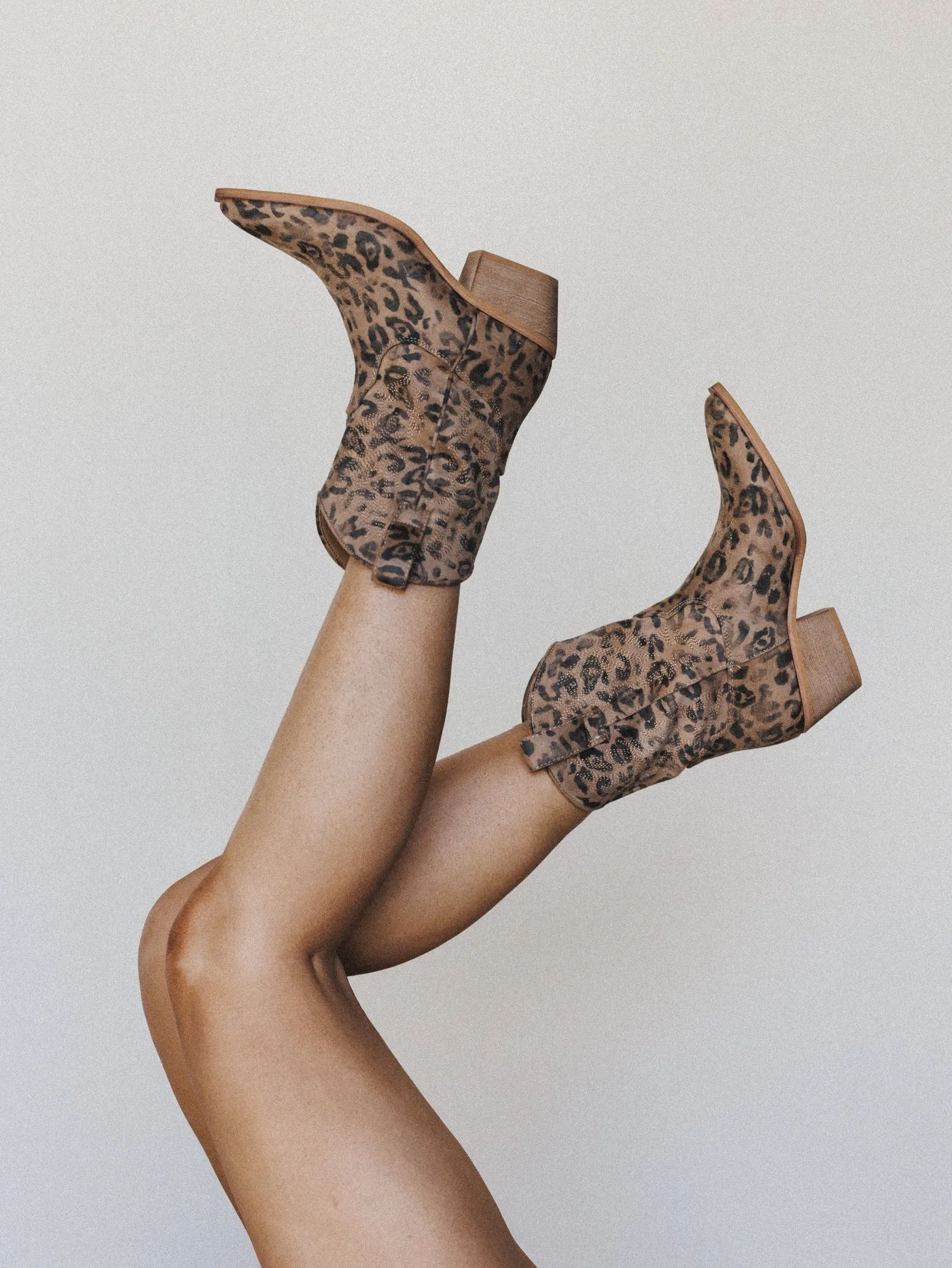 Claire Bootie - Leopard - Pre Order sold by Three Bird Nest