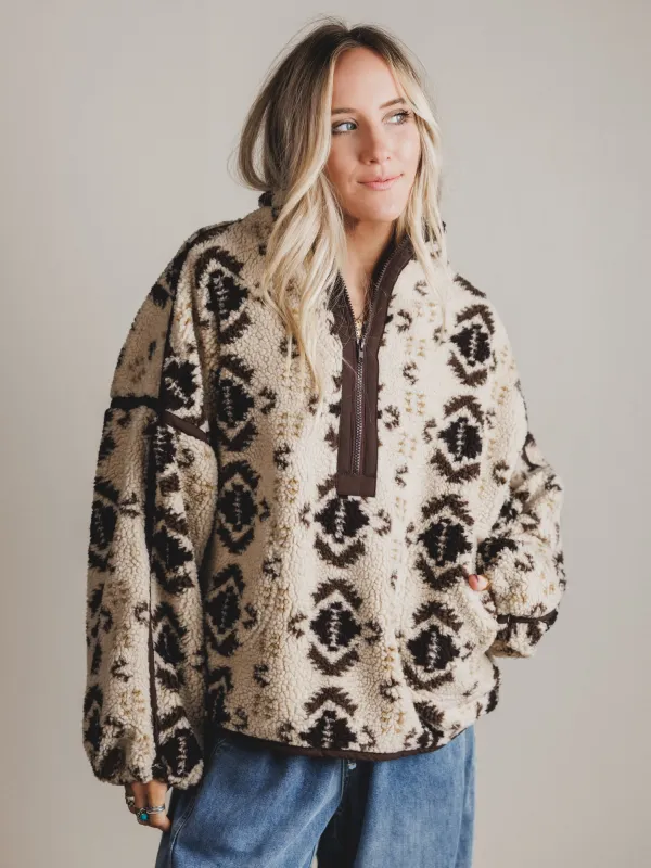 Mountain Calling Pullover - Stone - Pre Order made by Promesa