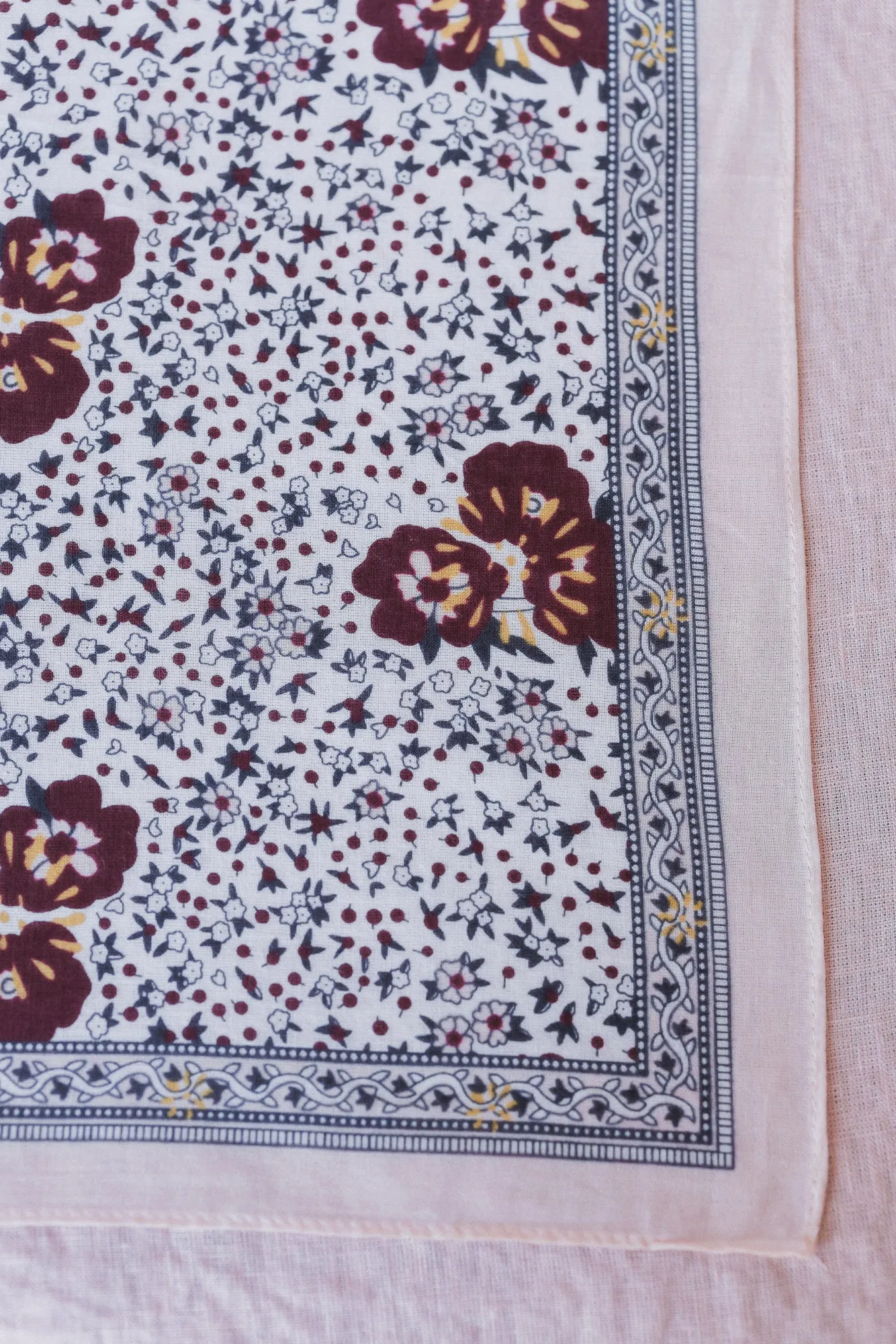 Knot Again Floral Bandana - White - Pre Order sold by Three Bird Nest product image thumbnail 2