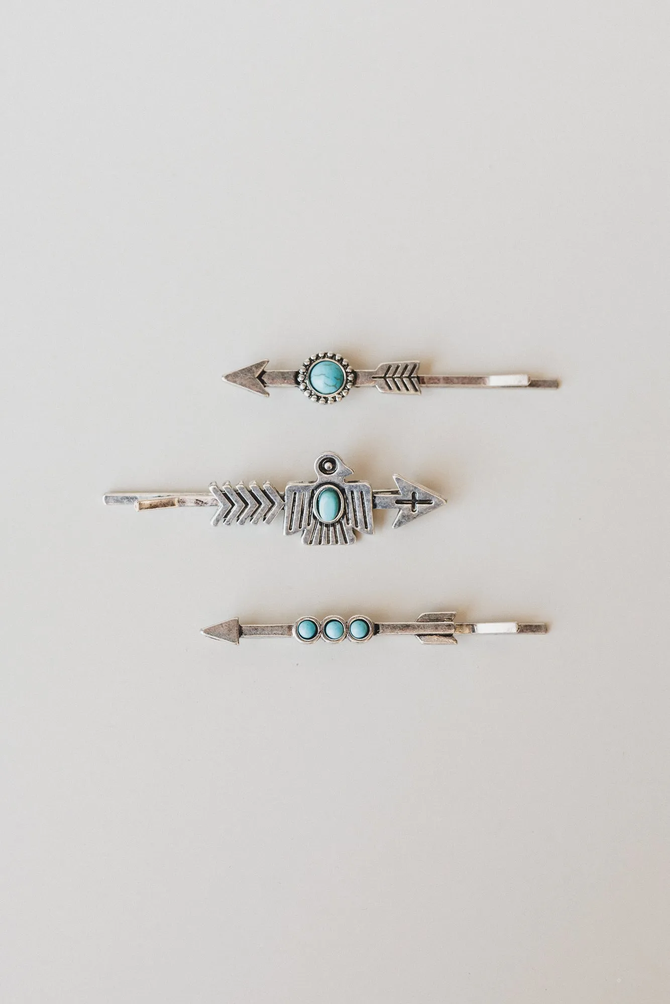 Rustic Arrows Hair Pin Set - Turquoise - Pre Order sold by Three Bird Nest product image thumbnail 2