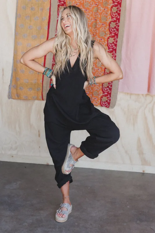 Driftwood Dreams Jumpsuit - Black - Pre Order made by Very J