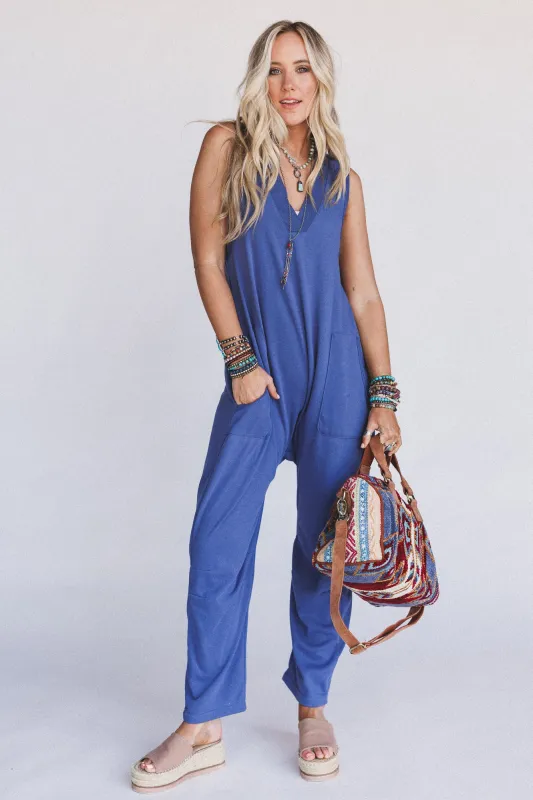 Driftwood Dreams Jumpsuit - Blue - Pre Order made by Very J