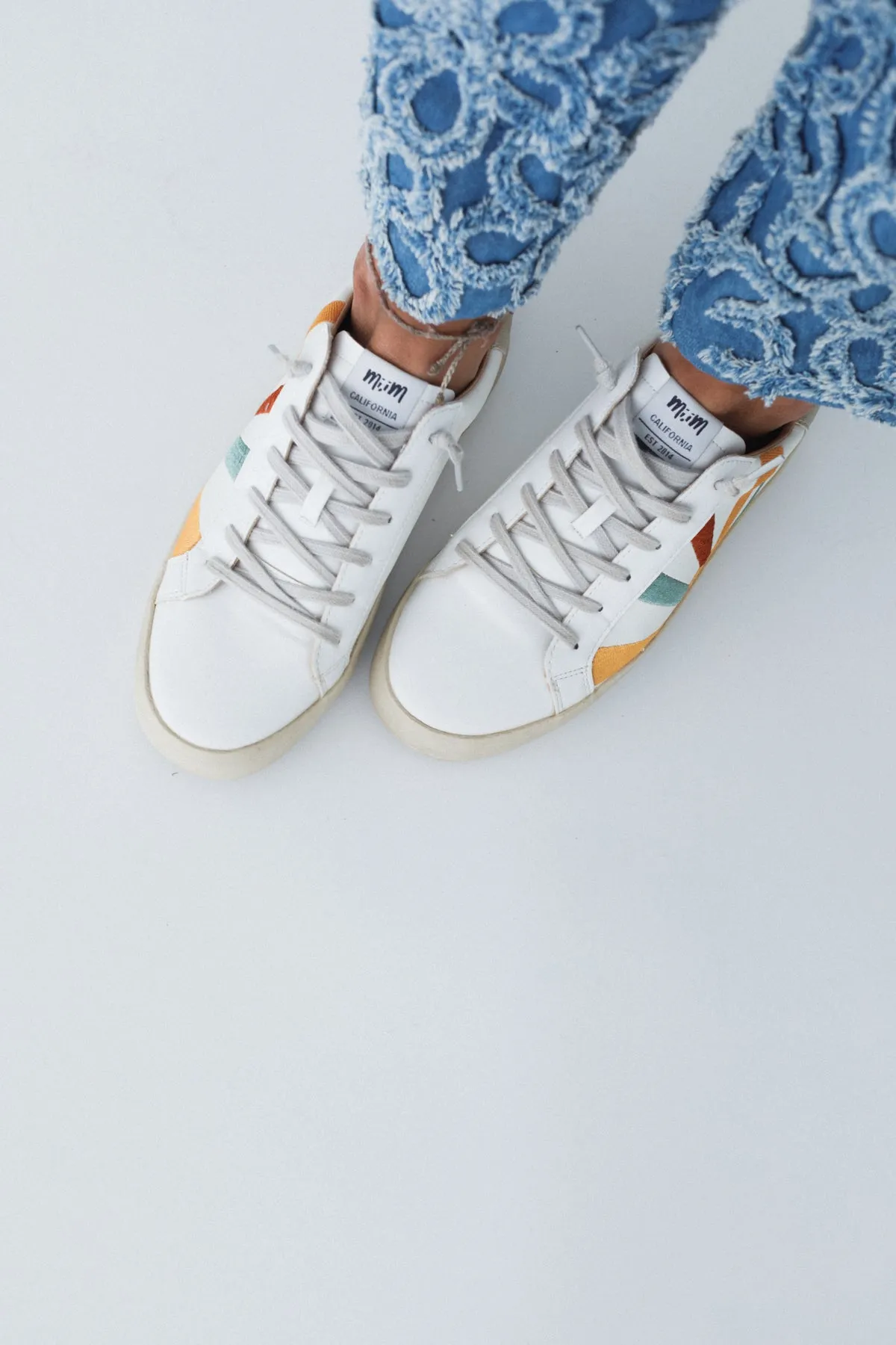 Sun Rays Retro Sneakers - Blue - Pre Order sold by Three Bird Nest product image thumbnail 2