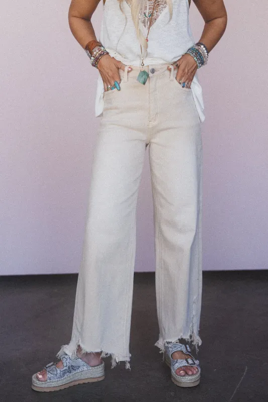 Aero Distressed Jeans - Beige - Pre Order made by AnnieWear