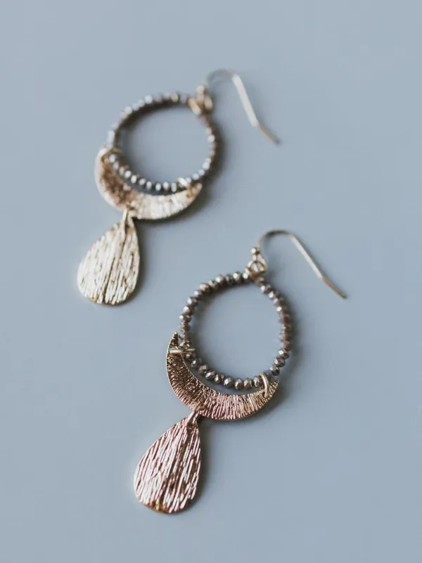 Naomi Earring - Gold - Pre Order made by Three Bird Nest