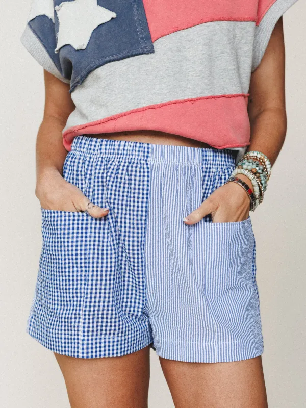 Spring Song Shorts - Blue made by Things Between