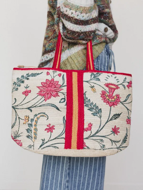 Flower Fields Bag - Cherry Dream - Pre Order made by Three Bird Nest