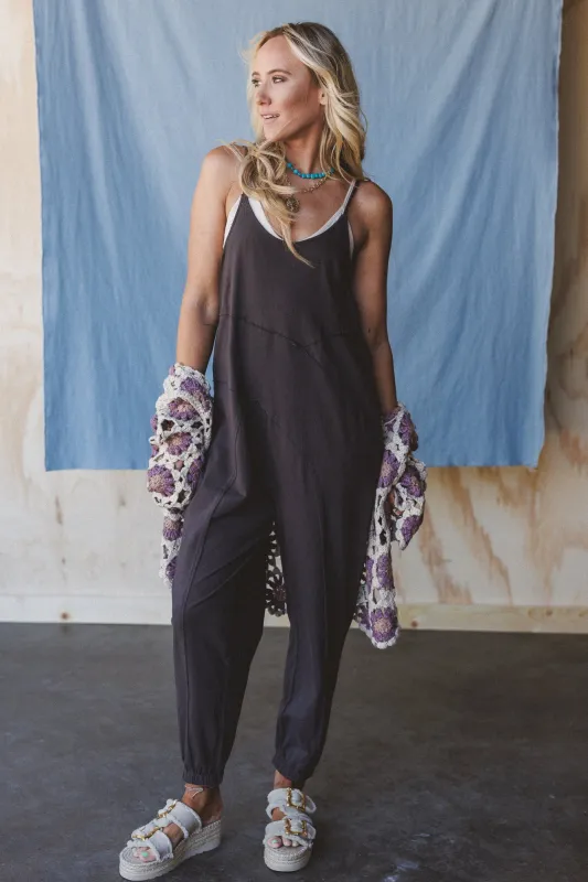 Going Somewhere Jumpsuit - Charcoal - Pre Order made by Very J
